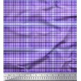 thumbnail image 1 of Soimoi Cotton Poplin Fabric Plaid Check Print Sewing Fabric Yard 42 Inch Wide, 1 of 3