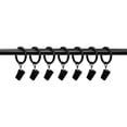 thumbnail image 2 of Mainstays 1” Matte Black Curtain Clip Rings (7 Pack), 2 of 4