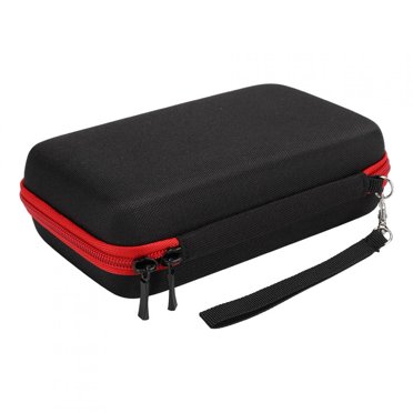 Shaver Storage Bag,  Hand Feeling Drop Resistance Portable Hair Shaving Bag, Waterproof Built-in Mesh Bag For  QP2520/90/70 Black Green,Black Red
