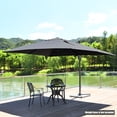 thumbnail image 4 of Costway Parasol Déporté de Patio 10 Pieds X 13 Pieds en Aluminium, Rotation 360°, Inclinaison, Gris, 4 of 10
