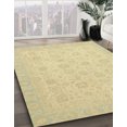 thumbnail image 2 of Ahgly Company Indoor Rectangle Abstract Brown Gold Abstract Area Rugs, 7' x 9', 2 of 6