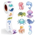thumbnail image 4 of Meitianfacai Sea Stickers 500pcs Kids Sticker Roll 8 Patterns Cute Exquisite Sea Stickers Kids Gift, 4 of 9