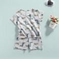 thumbnail image 3 of Kmbangi Vêtements de Loisirs pour Tout-Petits Manches Courtes Col Rond Hauts Shorts, 3 of 9