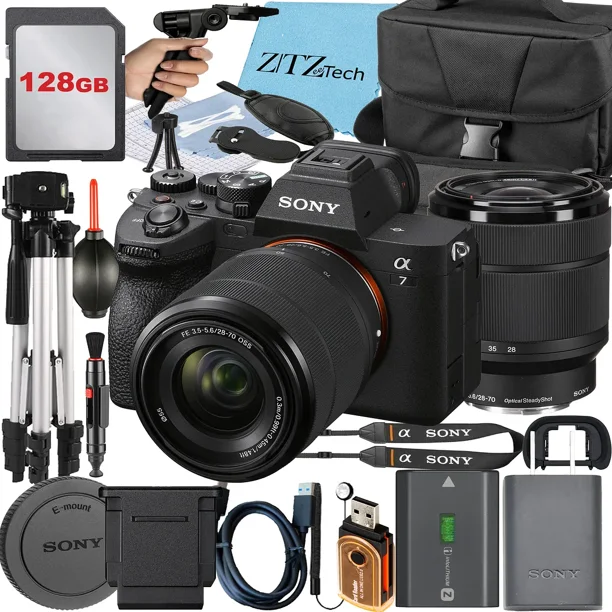 Sony Alpha a7 IV Mirrorless Digital Camera with FE 28-70mm Lens +