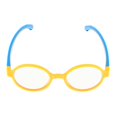 thumbnail image 1 of Milaget Children Blue Light Glasses PC Gamer Computer Glasses Round Glasses Anti- Yellow+Blue, 1 of 7