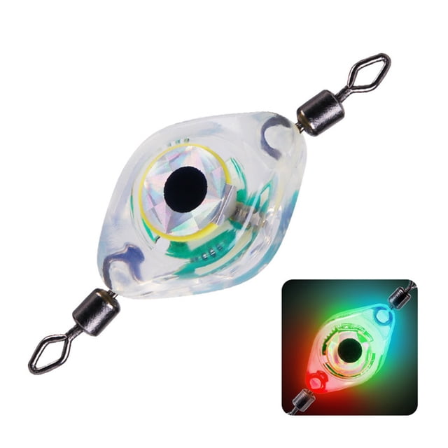1Pcs Fishing Lure Light LED Underwater Flash Lure Lamp for Attracting Fish Color