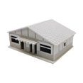 thumbnail image 4 of Xuanheng 1/87 Building Model Kits Layout Scenery for Model Railway Sand Table Diorama 12cmx9.1cmx5.5cm, 4 of 8