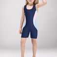 thumbnail image 2 of Kids Girls Rash Guard Swimsuits Floral Printing Long Sleeve Sun Protection Bathing Suits 5-6 Girls Clothing, 2 of 5