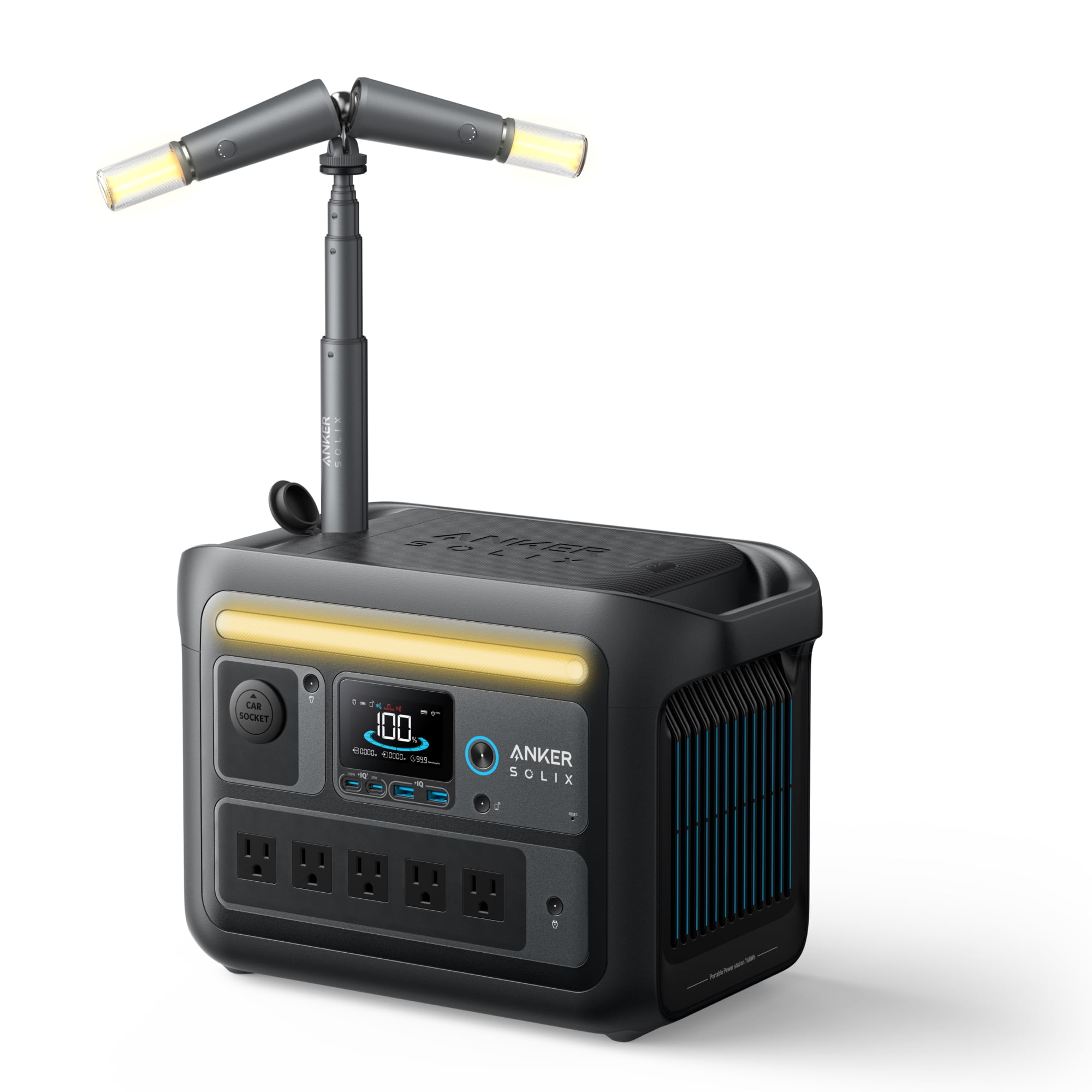 Anker SOLIX C800X Portable Power Station 768Wh Capacity 1,200W
