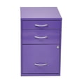 thumbnail image 2 of OSP Designs 22” Purple Metal File Cabinet, 2 of 5