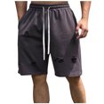 thumbnail image 2 of Plebaso Mens Shorts Casual Elastic Waist Distressed Shorts Drawstring Breathable Athletic Sports Shorts, 2 of 6