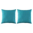 thumbnail image 1 of Outdoor Square Cushion 18in - Aqua (2 Pack), 1 of 4