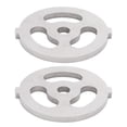 thumbnail image 3 of Meat Grinder Blade, 7mm/0.3In Mincer Blade, 2Pcs/Set Durable Exquisite Craftsmanship For 5# Meat Grinder  Hole Meat Grinders 3 Holes Knife Plate, 3 of 8