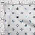 thumbnail image 1 of oneOone Popeline de Coton Tissu Imprimé Ikat Cercle BTY 42 Pouces de Large, 1 of 4