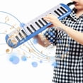 thumbnail image 3 of Air 32 Keys Melodica Instrument Melodica Air Piano Keyboard with Soft Blow Pipe Blowing Nozzles Melodica Wind Instruments with Carrying Bag for Beginners Adults Gift, 3 of 7