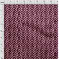 thumbnail image 3 of oneOone Cotton Jersey Crimson Red Fabric Chevron Geometric Sewing Craft Projects Fabric Prints By Yard 58 Inch Wide, 3 of 4