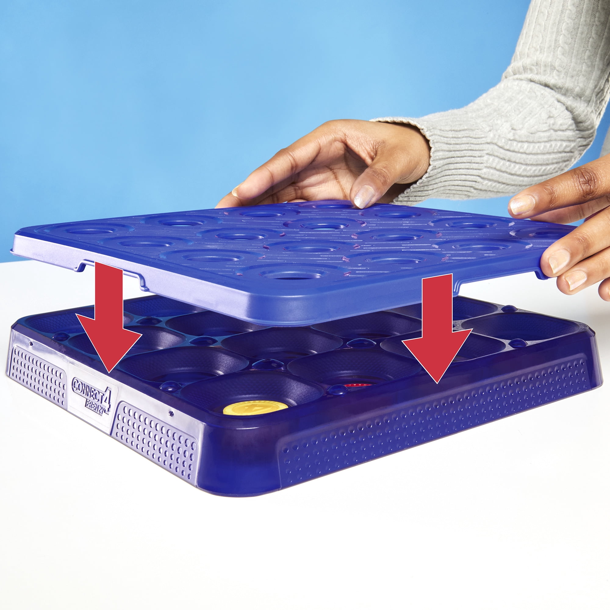 Connect 4 Frénésie, jeu de groupe familial pour enfants et adultes dès 8 ans