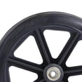 thumbnail image 1 of pitrice 2x Front Wheel 8inch Bearing Casters for Wheelchairs Rollators Walkers Black, 1 of 8