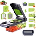 thumbnail image 1 of axGear Multifunction Vegetable Slicer Vegetable Food Cutter Onion Chopper, 1 of 9