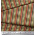 thumbnail image 3 of Soimoi Velvet Fabric Vertical Stripe Print Fabric by the Yard 58 Inch Wide, 3 of 5