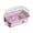 Pink, variant on Xuanheng Hamster Cage Clear Portable Small Animal Cage for Gerbils Guinea Pigs s Blue