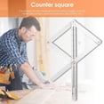 thumbnail image 4 of Corner Angle Finder, Diagonal Square Ruler,10-170 Fold Multifunctional Angle Measuring Goniometer Ruler,Stainless Steel Protractor Digital Angle Finder with Scales,Woodworking Measuring Tool, 4 of 8