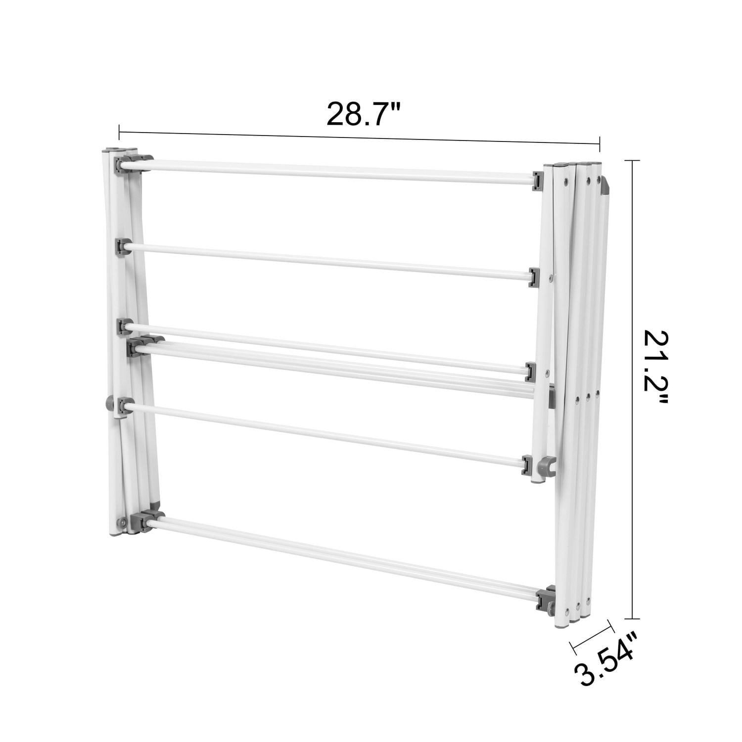 Mainstays Folding Drying Rack for Clothes, 28.7inWx14.6inDx45.3inH