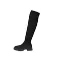 thumbnail image 1 of Bottes d'Hiver pour Femmes Décontractées au-Dessus du Genou à Talon Épais à Talon Bas, 1 of 9