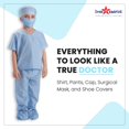 thumbnail image 2 of Déguisement de Sarrau Blue Doctor par Dress Up America, 2 of 8