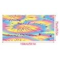 thumbnail image 3 of Microfiber Beach Towel 30x60 Inch Sandproof Quick Dry Lightweight Travel Towel for Swimming Pool Camping Yoga Picnic Absorbent Compact Multipurpose Bath Blanket for Beach,Pool,Gym,Spa,Outdoor, 3 of 4