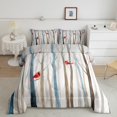 thumbnail image 2 of Erosebridal Cardinal Bird Bedding Toddler Comforter Set, Birch Tree Down Comforter, Lightweight, 2-Piece, 2 of 6