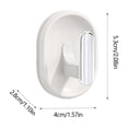 thumbnail image 3 of TopLLC No Punch Hooks For Kitchen Bathroom Living Room Powerful Hooks Behind Door a hook, 3 of 6