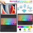 thumbnail image 1 of Graflsoa Universal Bluetooth Keyboard Case for 9-11 Inch Tablets with RGB Backlit Touchpad and Durable ABS Plastic Design, 1 of 8