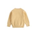 thumbnail image 4 of Kmbangi Children's Sweater+Infant's Solid Pullover Striped Pit Bar Long Sleeve Top, 4 of 8