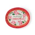 thumbnail image 1 of Packed Party, "Merry Christmas" Holiday Oversized Oval Plate, 8CT., 1 of 2