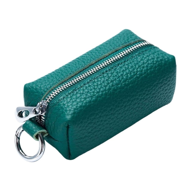 Leather Coin Purse, Furenl Leather Purse & Car Key Holder – Small Handheld Change Purse With Key Ring For Women & Men, Change Pouch