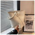 thumbnail image 1 of LinYooLi Female Large Capacity Tote Bag Soft Leather Shopping Bag Luxury Classic Design Handbags Ladys Simple Trendy Shoulder Bag, 1 of 6