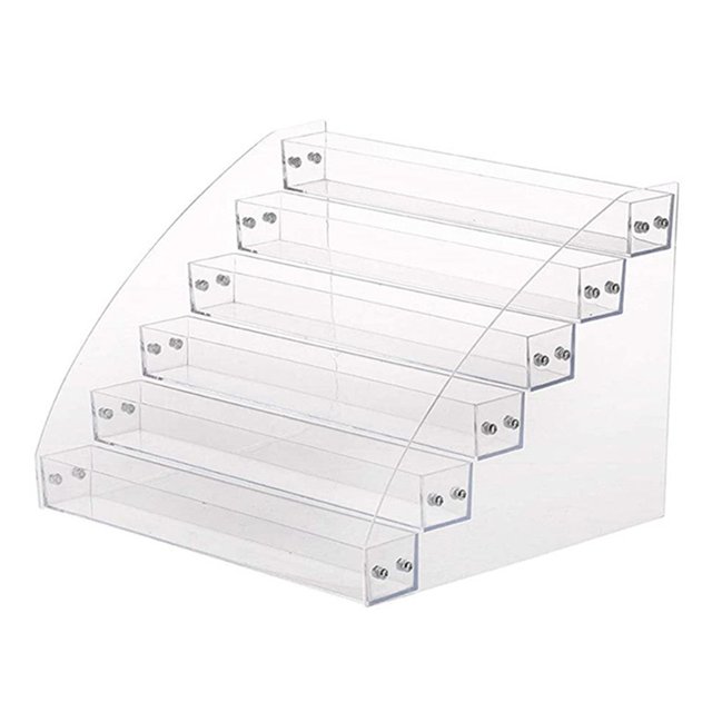 GOOHOCHY Organizador de esmaltes de uñas Estante de múltiples capas para esmaltes de uñas Soporte para exhibición de lápiz labial