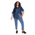 thumbnail image 2 of Lane Bryant Women's Plus Denim Button-Up Shirt, 2 of 6