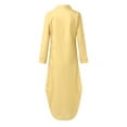 thumbnail image 5 of Ketyyh-chn99 Robes d'Invitée de Mariage pour Femmes 2024 Robe Soleil Robes pour Femmes Robe Maxi d'Été pour Femme Côtelée Sans Bretelles Longue Décontractée Élégante Robes de Soirée Jaune,m, 5 of 5