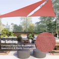 thumbnail image 4 of Yescom 2 Pack 20 Ft 97% UV Block Triangle Sun Shade Sail Canopy Outdoor Patio Backyard, 4 of 11