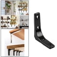 thumbnail image 4 of GUOOL Sturdy Floating Shelf Bracket, Space Saving DIY Bracket for Cafe Hotel Bar Decor Black 3Inch, 4 of 9
