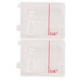 thumbnail image 2 of Plaque de Couvercle de Bobine, 2 Pcs Couvercle de Plaque d'Aiguille Haute Précision ABS Durable pour Réparation, 2 of 8