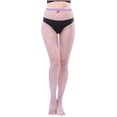 thumbnail image 1 of Penkiiy Bas Résille pour Femmes Chaussettes de Mode pour Femmes Couleur Chaussettes Perforées à la Mode Chaussettes en Filet de Pêche Super Élastiques Chaussettes à Bout Fermé en Maille Collants Violets, 1 of 2