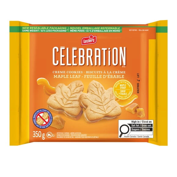 Leclerc Celebration Maple Creme Cookies