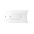 thumbnail image 5 of A&E Bath and Shower FLORIS-67-WHT Bathtub, 5 of 5