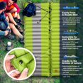 thumbnail image 5 of Tapis de Couchage Gonflable Léger, Coussinet Imperméable Compact et Portable pour le Camping, la Randonnée et le Backpacking - 190 x 68 cm, 5 of 5