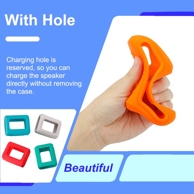 Étui en Silicone Style Simple Housse de Protection Solide Remplacement pour Haut-Parleur Bluetooth-compatible JBL GO3 Accessoires Vert Menthe