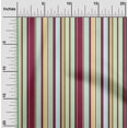 thumbnail image 1 of oneOone Tissu Polyester Lycra Multicolore Rayé Imprimé au Mètre 56 Pouces de Large, 1 of 1