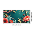 thumbnail image 1 of Floral Themed Colorful Backdrop Banner with Butterflies and Berries Spring Party Decorations Background Photo Booth Props Garden Gatherings Outdoor Celebrations, 1 of 4